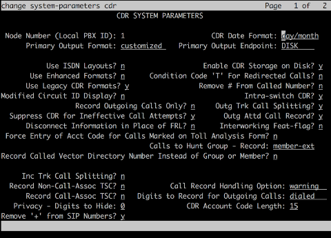 Avaya Session Manager : CDR Collector – intlx Solutions